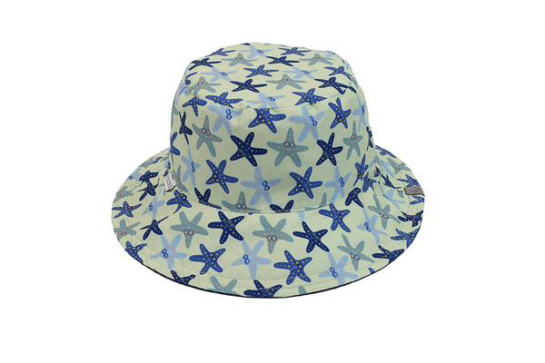 Reversible Baby/Kids Mixed Sun Hat - Starfish