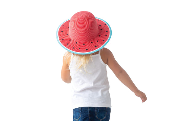 Kids Straw Hat - Watermelon