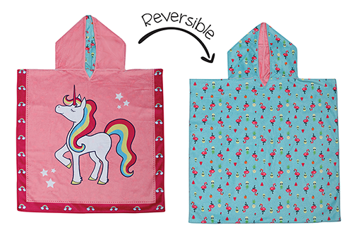 Reversible Kids Cover Up - Unicorn | Tropical