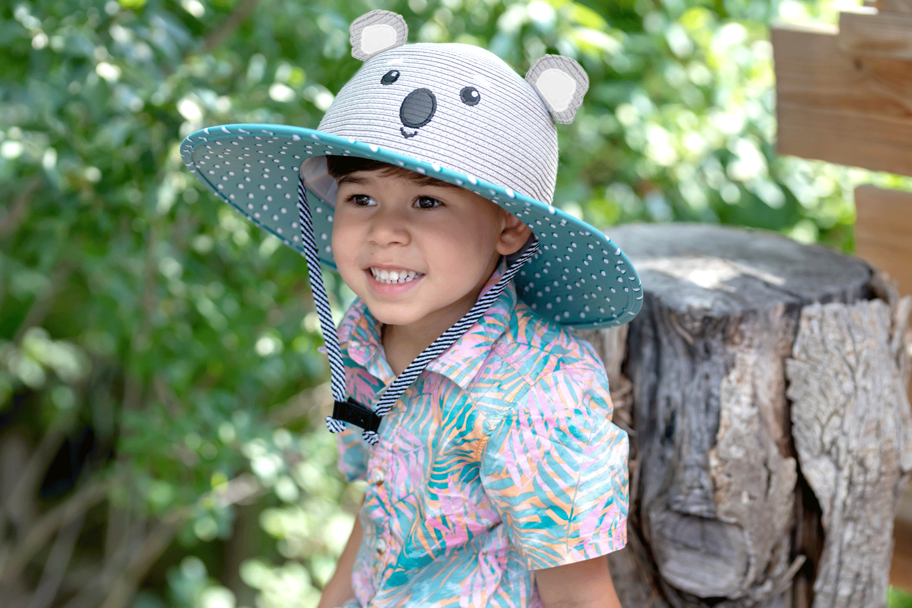 Straw kids top sun hat