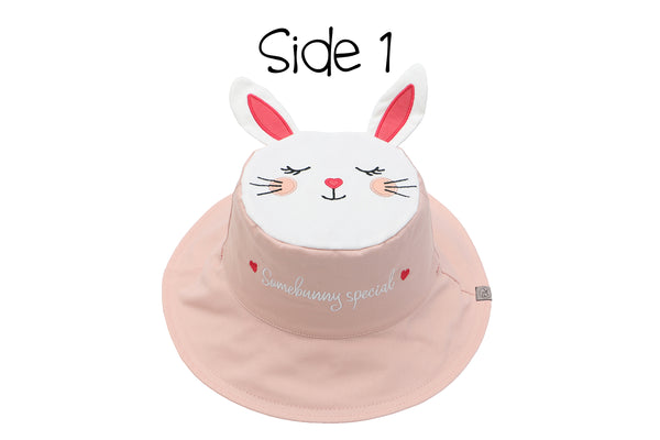 Reversible Kids & Toddler Sun Hat - Bunny & Deer
