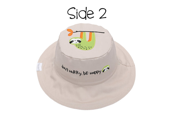 Reversible Baby and Kids Sun Hat - Lion | Sloth