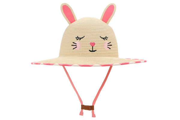 Kids Lifeguard Straw Hat - Bunny